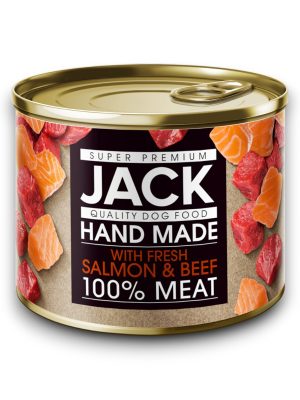 Jack Super Premium Salmon & Beef Dog Food 200 g