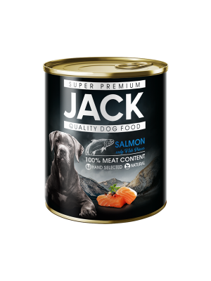 Jack konzerv lazac 800g kutya
