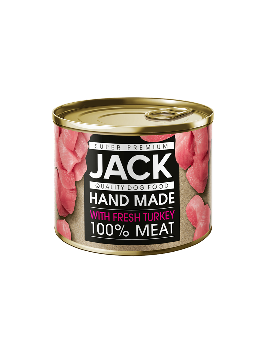 Jack super premium kutya konzerv pulyka 200g