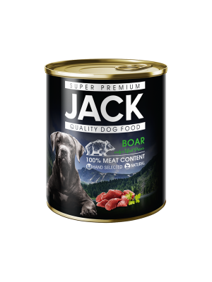 Jack konzerv vadhús 800g kutya