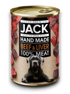 JACK Super Premium Hand Made Beef & Liver 400g